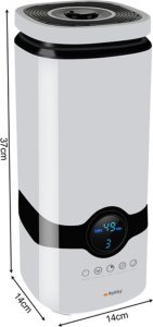 Nawilżacz powietrza Ruhhy Nawilżacz powietrza ultradźwiękowy 4l z aromaterapią i jonizacją + 3 olejki 16