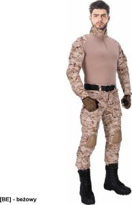 R.E.I.S. TG-PROTECT - Ubranie ochronne Tactical Guard, w skład którego wchodzi bluza i spodnie do pasa - beżowy S 1