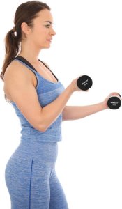 Eb Fit ZESTAW HANTLI VDB 12KG STOJAK CHOINKA ENERO FIT 12