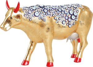 Hanipol CowParade Istanbul 2007, The Evil Eye Cow - aka Nazar Boncugu, autor: Berrin Bul. 1