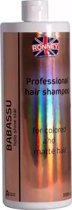 Ronney RONNEY_Babassu Holo Shine Star Professional Hair Shampoo For Colored And Matte Hair szampon energetyzujący do włosów farbowanych i matowych 1000ml 1