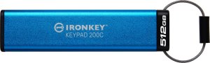 Pendrive Kingston Kingston IronKey Keypad 200C - USB-Flash-Laufwerk - verschlusselt - 512 GB - USB 3.2 Gen 1 1