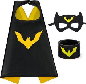 PRC STRÓJ KOSTIUM BATMAN BROŃ RĘKAWICA AVENGERS PELERYNA MASKA KARNAWAŁ DLA DZIECI 2