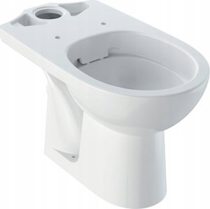 Miska WC Geberit Geberit Selnova Stojąca miska WC do spłuczki nasadzanej, lejowa, B35.6cm, H39cm, T66.5cm, odpływ poziomy, Rimfree [8] 1