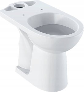 Miska WC Geberit Geberit Selnova Comfort Stojąca miska WC do spłuczki nasadzanej, lejowa, B36cm, H46cm, T67cm, podwyższona, odpływ poziomy  (niepełnosprawni) [6] 1