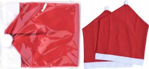 Dekoracja świąteczna Home Styling Collection pokrowiec na krzesło 2