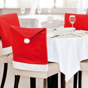 Dekoracja świąteczna Home Styling Collection pokrowiec na krzesło 3