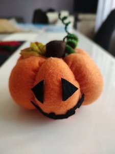 Home Styling Collection Sztuczna dynia, materiałowa dekoracja, 10 x 11 cm 2