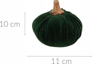 Dekoracja świąteczna Home Styling Collection Sztuczna dynia, materiałowa dekoracja, 10 x 11 cm 2