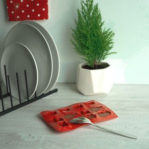 La Cucina Forma do czekolady, do pralin, świąteczne motywy, silikonowa 2