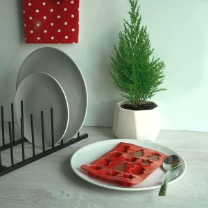 La Cucina Forma do czekolady, do pralin, świąteczne motywy, silikonowa 9