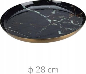 Home Styling Collection Talerz dekoracyjny, czarny marmur, 28 cm 2