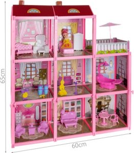 Kruzzel Domek dla lalek 65 cm 6