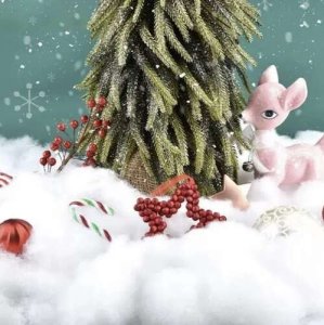 Dekoracja świąteczna Ruhhy Sztuczny Śnieg Sypki Ozdobny Dekoracyjny Puch do Dekoracji na Święta 1 kg 12