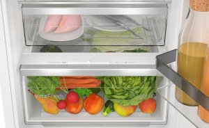 Lodówka Bosch Serija 4, Įmontuojamasis šaldytuvas-šaldiklis su šaldiklio skyriumi apačioje, 193.5 x 55.8 cm, plokščias vyris KIN96VFD0 14