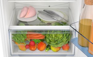 Lodówka Bosch Serija 4, Įmontuojamasis šaldytuvas-šaldiklis su šaldiklio skyriumi apačioje, 193.5 x 55.8 cm, plokščias vyris KIN96VFD0 6