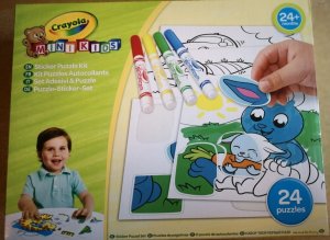 Hedo Crayola: Mini Kids - Zestaw moje pierwsze puzzlo - naklejki 1