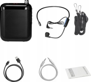 Głośnik Maono Wzmacniacz Głosu / Dźwięku / Mowy System Nagłośnienia Głośnik + Mirofon + Słuchawki Maono AU-C01 3