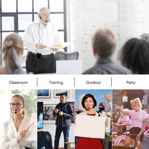 Głośnik Maono Wzmacniacz Głosu / Dźwięku / Mowy System Nagłośnienia Głośnik + Mirofon + Słuchawki Maono AU-C01 5