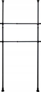 Wenko Szyna do garderoby, drążek do ubrań HERKULES 2 sztuki, 75-120 cm, WENKO 2