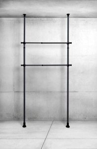 Wenko Szyna do garderoby, drążek do ubrań HERKULES 2 sztuki, 75-120 cm, WENKO 4