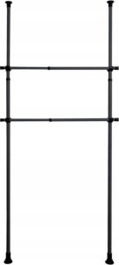 Wenko Szyna do garderoby, drążek do ubrań HERKULES 2 sztuki, 75-120 cm, WENKO 8