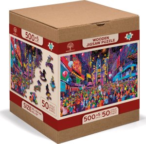 Hedo Drewniane Puzzle z figurkami - Sylwester, 505 elementów 1