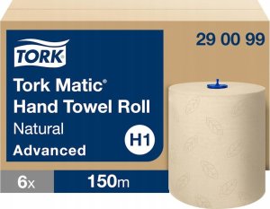 Tork Tork Matic - Papierowy ręcznik w roli, H1, Advanced, odporny na rozdarcia, 2-warstwowy, 6 × 150 m - Naturalny 1