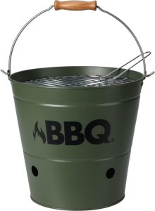 ProGarden Grill typu wiaderko BBQ, 26 cm, oliwkowa zieleń Lumarko! 1