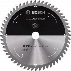 Bosch Bosch circular saw blade standard for aluminum, 190mm, 56Z (bore 20mm, for cordless saws) 1