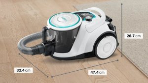 Odkurzacz Bosch Bosch series | 6 BGC41XHYG, canister vacuum cleaner (white) 3
