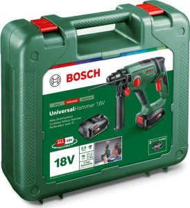 Wiertarko-wkrętarka Bosch Bosch cordless hammer drill UniversalHammer 18V (green/black, 2x Li-ion batteries 2.5Ah, case, POWER FOR ALL ALLIANCE) 11