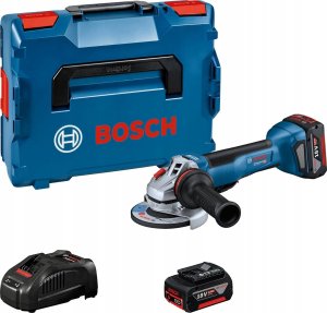 Szlifierka Bosch Bosch cordless angle grinder GWS 18V-10 P Professional, 125mm (blue/black, 2x Li-ion battery 5.0Ah, in L-BOXX) 1