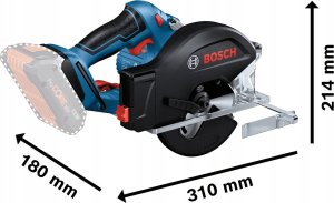 Bosch Pilarka tarczowa GKM 18V-50 06016B8001 3