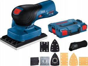 Szlifierka Bosch Bosch cordless orbital sander GSS 12V-13 Professional solo (blue/black, without battery and charger, in L-BOXX, 3 sanding plates) 1