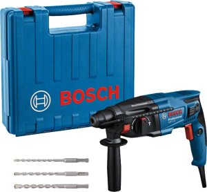 Młotowiertarka Bosch Bosch GBH 2-21 Professional hammer drill with 3-piece drill set (blue/black, 720 watts, case) 1