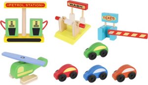 Kruzzel Parking garaż - drewniany 22446 12