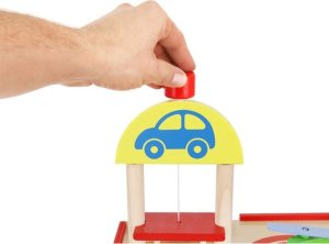 Kruzzel Parking garaż - drewniany 22446 17