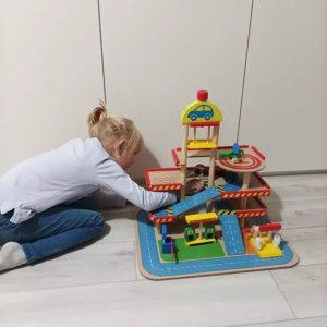 Kruzzel Parking garaż - drewniany 22446 19