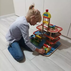 Kruzzel Parking garaż - drewniany 22446 20