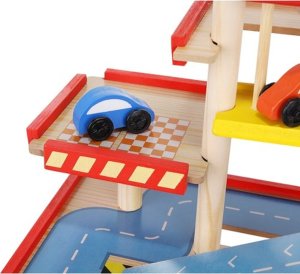 Kruzzel Parking garaż - drewniany 22446 8