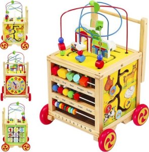 Kruzzel Pchacz drewniany- Kostka edukacyjna (22606) 2