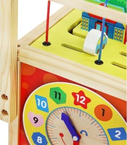 Kruzzel Pchacz drewniany- Kostka edukacyjna (22606) 9