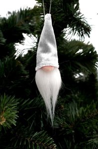 MFP paper ZAWIESZKA DEKORACYJNA MIKOŁAJ 11CM BIAŁY 3