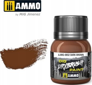 Vallejo Ammo: DIO Drybrush - Dark Brown 1