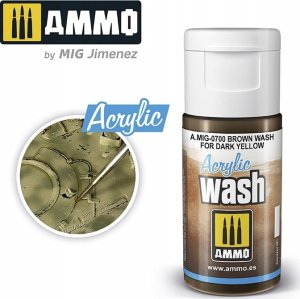 Vallejo Ammo: Acrylic Wash - Brown Wash for Dark Yellow 1