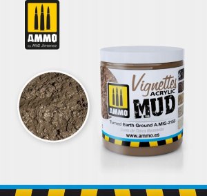 Vallejo Ammo: Acrylic Mud - Vignettes - Turned Earth Ground (100 ml) 1