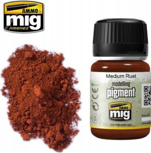 Vallejo Ammo: Modelling Pigment - Medium Rust (35 ml) 1