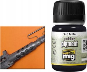 Vallejo Ammo: Modelling Pigment - Gun Metal (35 ml) 1