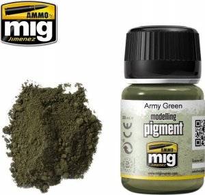 Vallejo Ammo: Modelling Pigment - Army Green (35 ml) 1